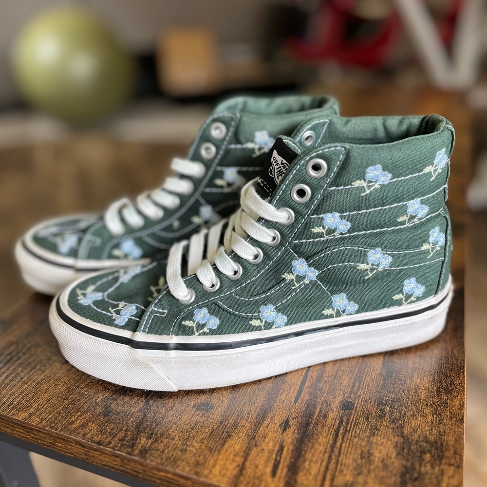 Sandy Liang Green High-Top Sneakers